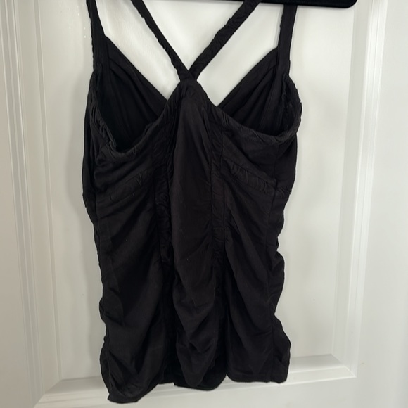 Anthropologie Deletta Black Spaghetti Strap Tank Top - Picture 5 of 6
